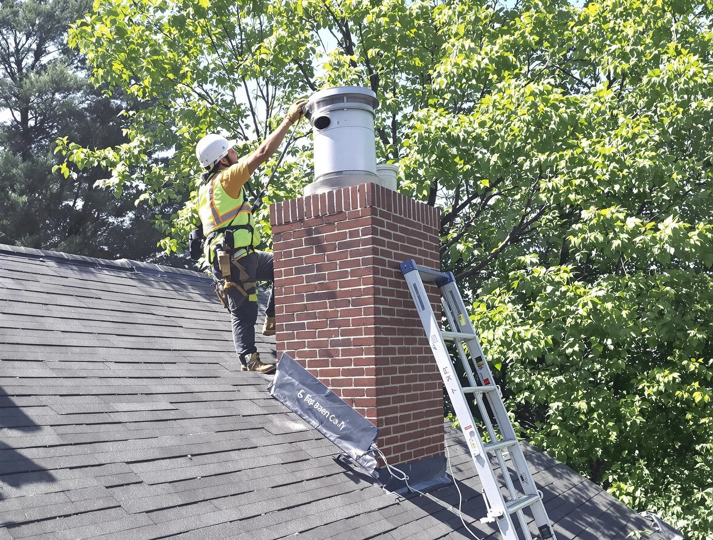 Chimney liner inspection by Albuquerque Chimney Sweep in Albuquerque, NM