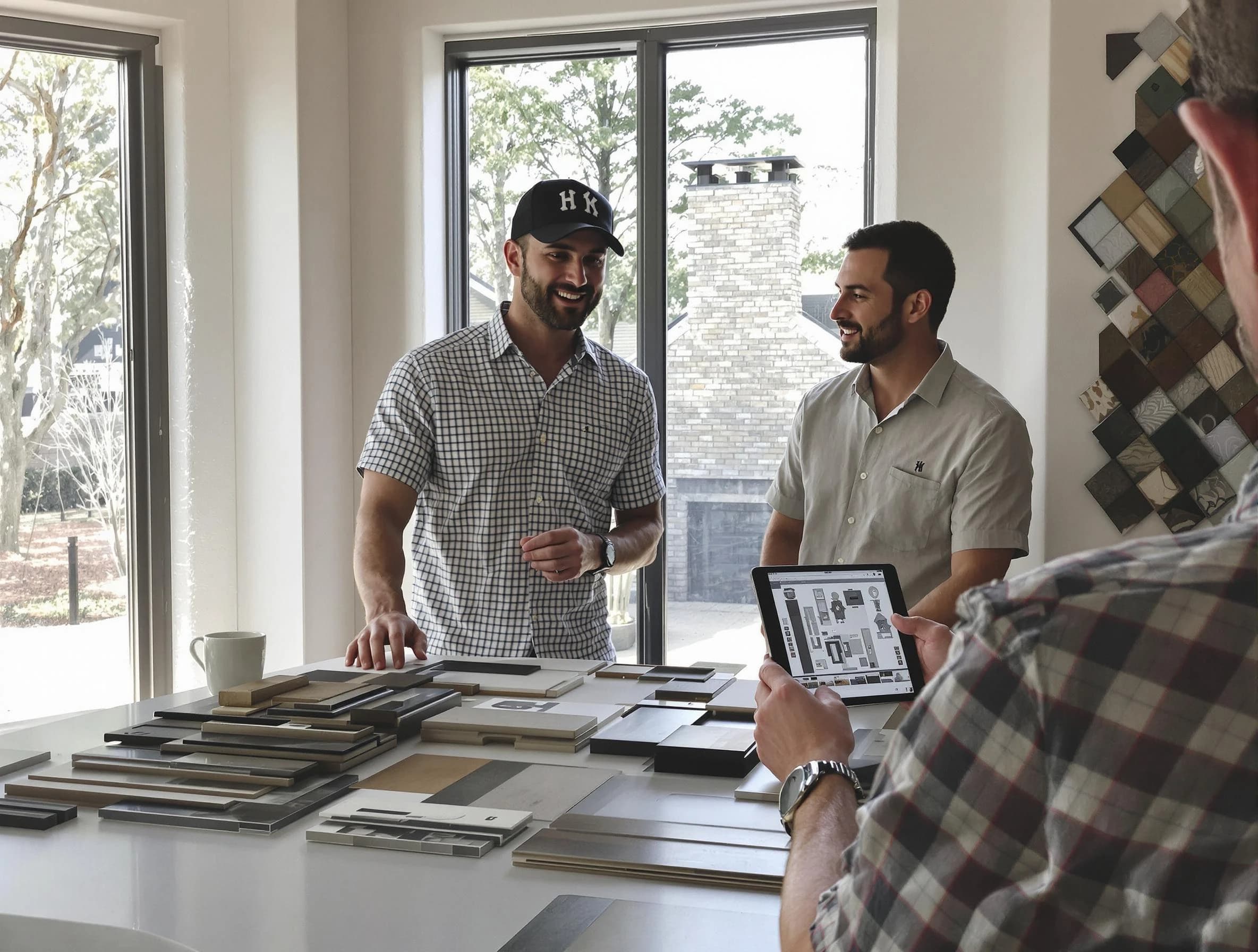 Albuquerque Chimney Sweep remodeling a chimney and fireplace in Albuquerque, NM