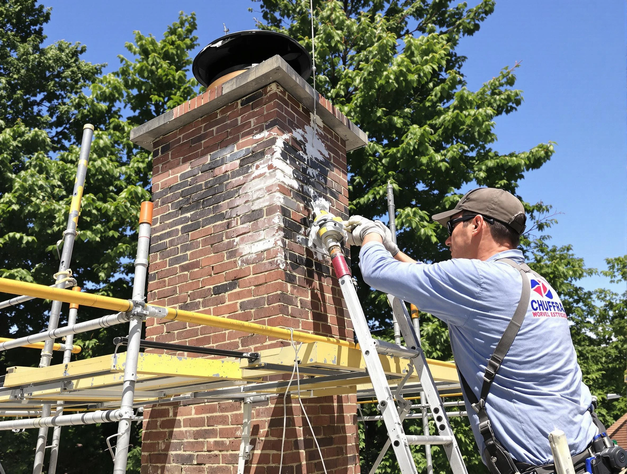 Structural chimney repair by Albuquerque Chimney Sweep in Albuquerque, NM