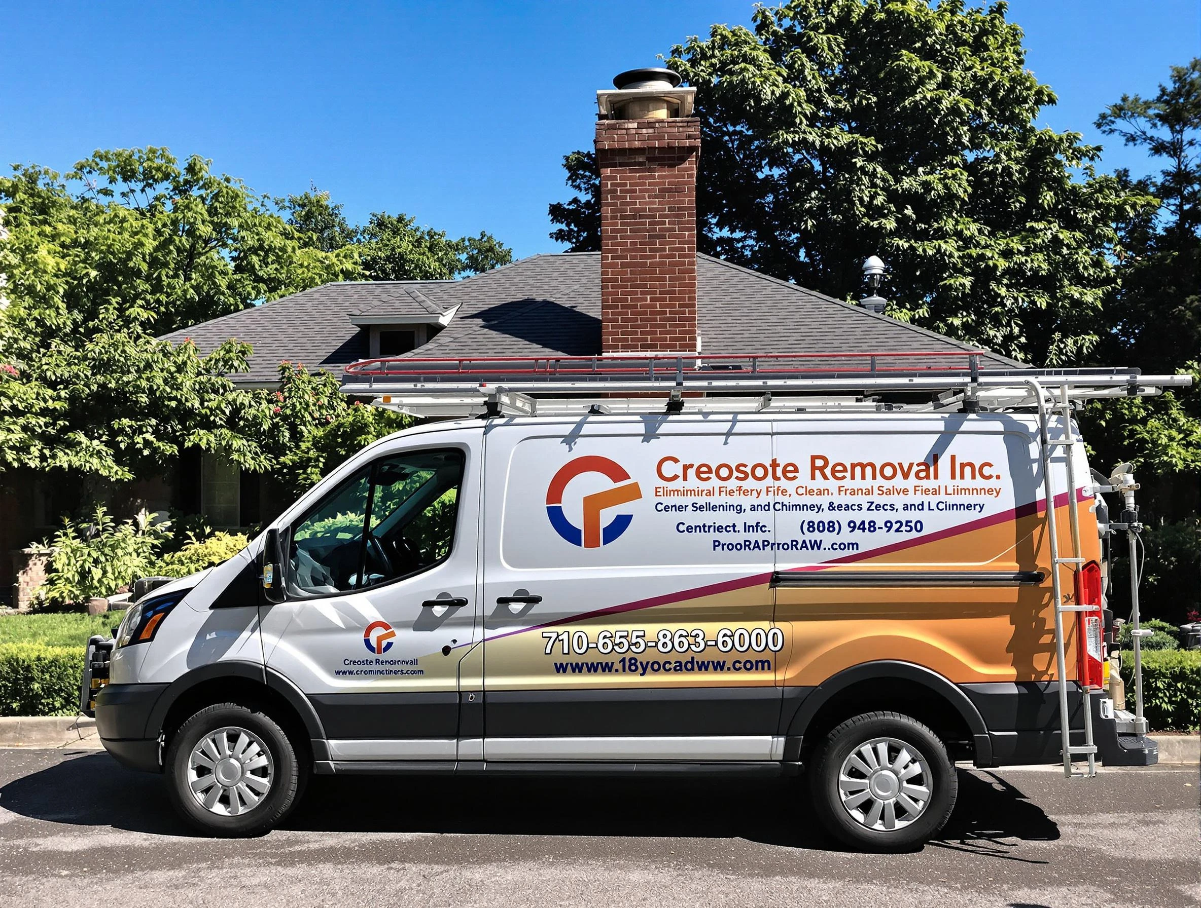 Albuquerque Chimney Sweep technician removing creosote safely in Albuquerque, NM